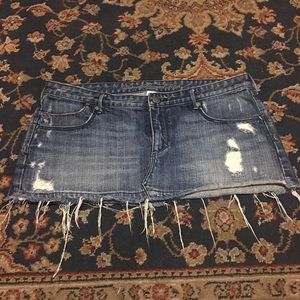 Abercrombie & Fitch Jean Skirt 10